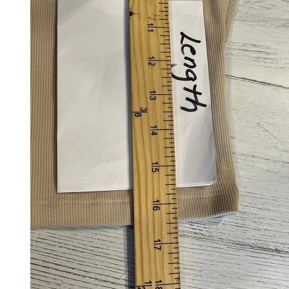 VTG Forever 21 small Y2K tan cream crop top cami lace coquette corset babydoll - Picture 5 of 5